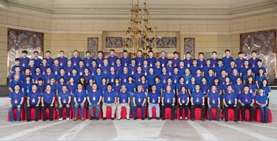 修建企业运气配合体——热烈庆祝尊龙凯时人生就是搏医药第二十一届干部、科技代表大会胜利召开